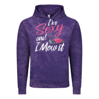 Cloud Purple i'm sexy and i mow it funny mow pun tank top Vintage Hoodie - StudioElite
