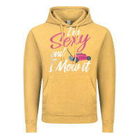 Vintage Mustard i'm sexy and i mow it funny mow pun tank top Vintage Hoodie - StudioElite