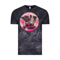 Cloud Black Pink Merry Christmas Pig Vintage Tee - FaDigitalArtStudio