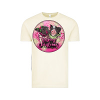 Vintage Arctic Pink Merry Christmas Pig Vintage Tee - FaDigitalArtStudio