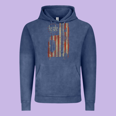 Lamb Of God, Pure American Metal Flag Vintage Hoodie Designed By Studioelite
