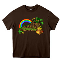 Chocolate Brown kentucky map st.patricks Heavy Core Tee - CowGirlArtShop