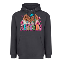 Smoke Periodt afro woman nail art Heavyweight Hoodie - RanaPortraitStore