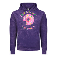 Cloud Purple i run because i like donuts Vintage Hoodie - StudioElite