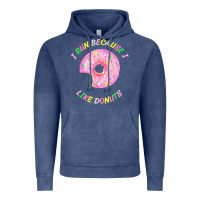 Vintage Denim i run because i like donuts Vintage Hoodie - StudioElite