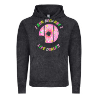 Vintage Black i run because i like donuts Vintage Hoodie - StudioElite