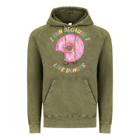 Vintage Olive i run because i like donuts Vintage Hoodie - StudioElite