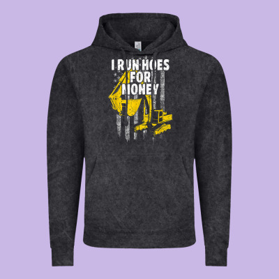 Heavy Equipment Operator I Run Hoes For Money Usa Flag T Shirt Vintage Hoodie Designed By Studioelite