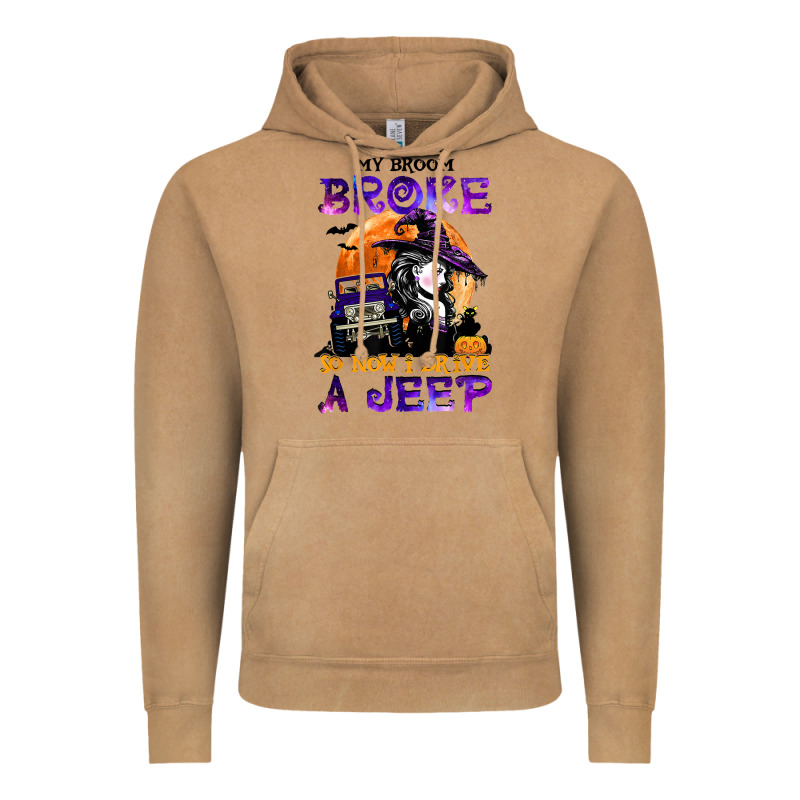 My Broom Broke So Now I Drive A J.e.e.p Witch Halloween T Shirt Vintage Hoodie by StudioElite | Teevron