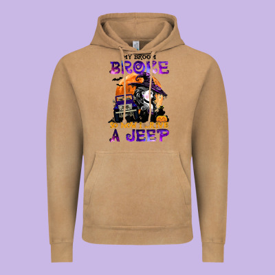 My Broom Broke So Now I Drive A J.e.e.p Witch Halloween T Shirt Vintage Hoodie Designed By Studioelite