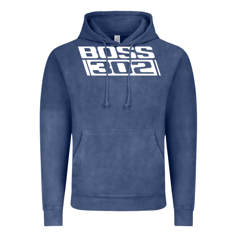 Boss 302 (white) Vintage Hoodie by StudioElite | Teevron