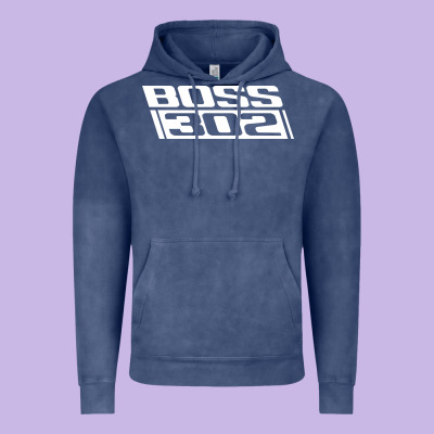 Boss 302 (white) Vintage Hoodie Designed By Studioelite