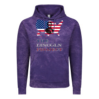 Cloud Purple the lincoln project save usa abraham lincoln american flag t shirt Vintage Hoodie - StudioElite