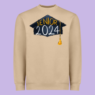 Senior 2024 Graduation Heavyweight Sweatshirt Designed By Ranaportraitstore