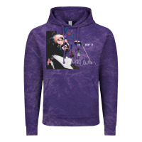 Cloud Purple Original Portrait of Luciano Pavarotti Vintage Hoodie - StudioElite
