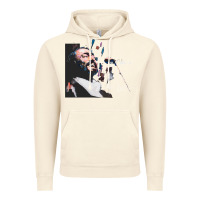 Vintage Artic Original Portrait of Luciano Pavarotti Vintage Hoodie - StudioElite