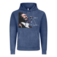 Vintage Denim Original Portrait of Luciano Pavarotti Vintage Hoodie - StudioElite