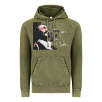 Vintage Olive Original Portrait of Luciano Pavarotti Vintage Hoodie - StudioElite