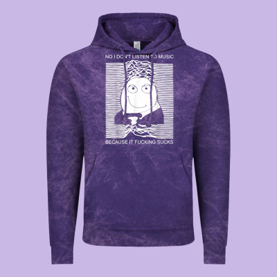 No I Don't Listen To Music Because It Fuckking Suckks T Shirt Vintage Hoodie Designed By Studioelite