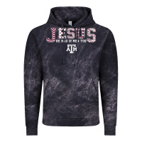 Cloud Black Texas A&m Aggies Jesus - Had 12 Men - Patterned Vintage Hoodie - PixelFlow
