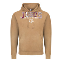 Vintage Camel Texas A&m Aggies Jesus - Had 12 Men - Patterned Vintage Hoodie - PixelFlow
