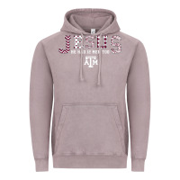 Vintage Zinc Texas A&m Aggies Jesus - Had 12 Men - Patterned Vintage Hoodie - PixelFlow