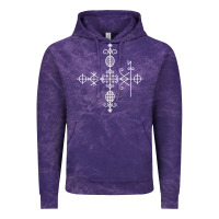 Cloud Purple haitian veve  voodoo symbol t shirt Vintage Hoodie - PixelFlow