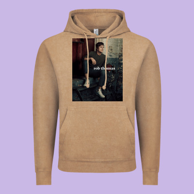 Rob Thomas Vintage Hoodie Designed By Pixelflow