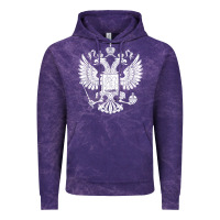 Cloud Purple russian double headed eagle for a russia fan gift t shirt Vintage Hoodie - PixelFlow