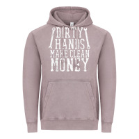 Vintage Zinc dirty hands make clean money t shirt wrench mechanic gift Vintage Hoodie - PixelFlow