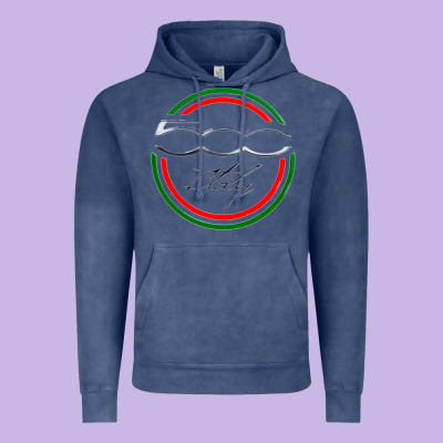 Fiat 500   Italy Vintage Hoodie Designed By Pixelflow