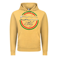 Vintage Mustard fiat 500   italy Vintage Hoodie - PixelFlow