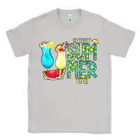 Moon Dust sweet summer time turquoise yellow Classic Tee - CowCowDesign