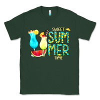 Sports Green sweet summer time turquoise yellow Classic Tee - CowCowDesign