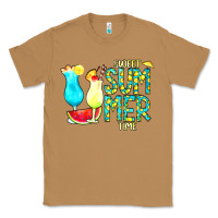 Toasted Coconut sweet summer time turquoise yellow Classic Tee - CowCowDesign
