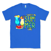 True Royal sweet summer time turquoise yellow Classic Tee - CowCowDesign