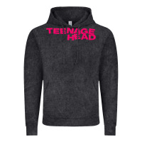 Vintage Black Teenage Head Print (Pink) Plain Vintage Hoodie - PixelFlow