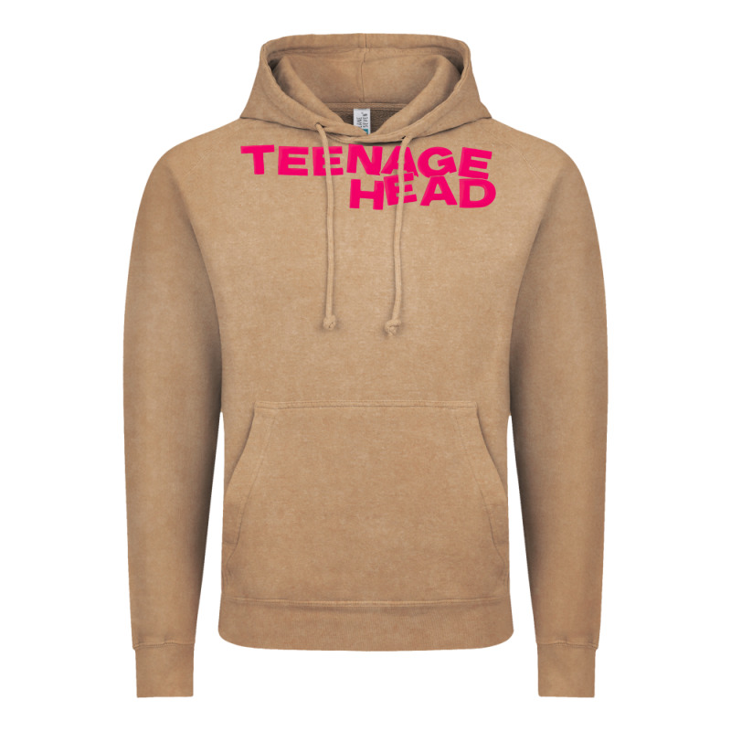 Teenage Head Print (pink) Plain Vintage Hoodie by PixelFlow | Teevron