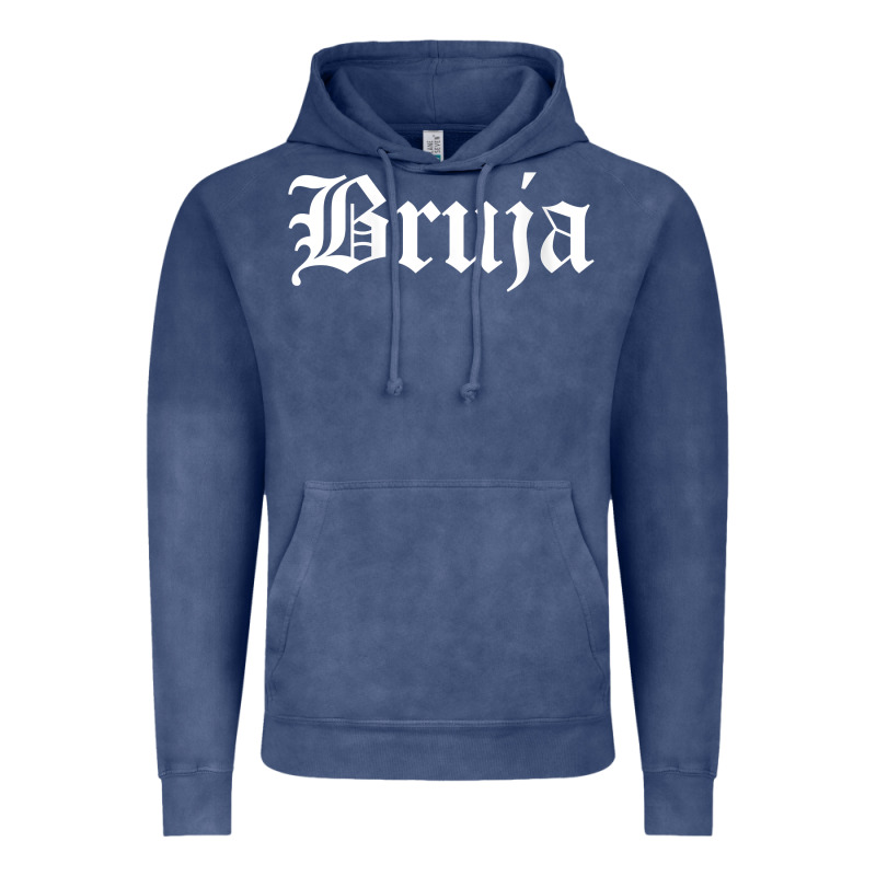Womens Bruja Old English Chola Witchy V Neck T Shirt Vintage Hoodie by PixelFlow | Teevron