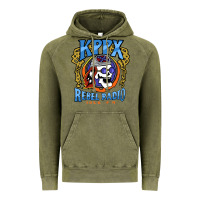 Vintage Olive Kppx Rebel Radio Vintage Hoodie - PixelFlow