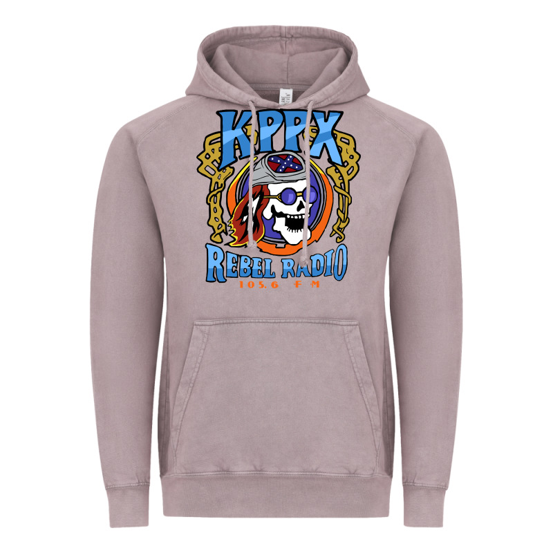 Kppx Rebel Radio Vintage Hoodie by PixelFlow | Teevron