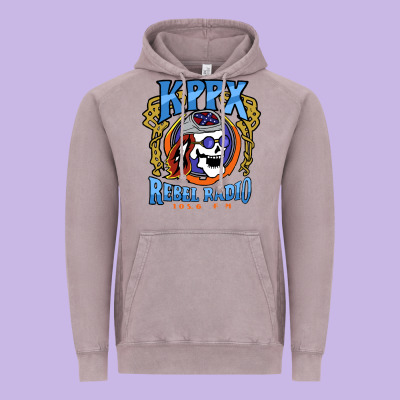 Kppx Rebel Radio Vintage Hoodie Designed By Pixelflow