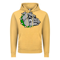 Vintage Mustard ashville high school, ashville bulldogs Vintage Hoodie - PixelFlow