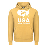 Vintage Mustard usa power united states Vintage Hoodie - PixelFlow