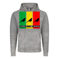 Cloud Rock THREE LITTLE BIRDS Vintage Hoodie - PixelFlow