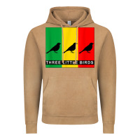 Vintage Camel THREE LITTLE BIRDS Vintage Hoodie - PixelFlow