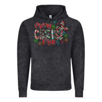 Vintage Black Merry Christmas Vintage Hoodie - CowhideDigitalArt