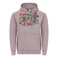 Vintage Zinc Merry Christmas Vintage Hoodie - CowhideDigitalArt
