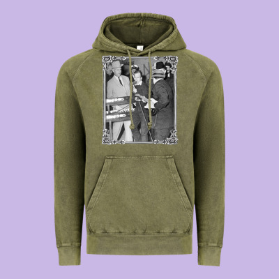 Lee Harvey Oswald And The Jack Ru Vintage Hoodie Designed By Pixelflow