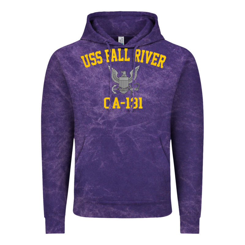 Uss Fall River Ca 131 Vintage Hoodie by PixelFlow | Teevron